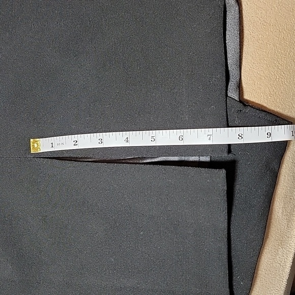 WHBM Black on Black Satin Block Sleeveless Sheath Dress Size 2 NWT - Picture 12 of 13